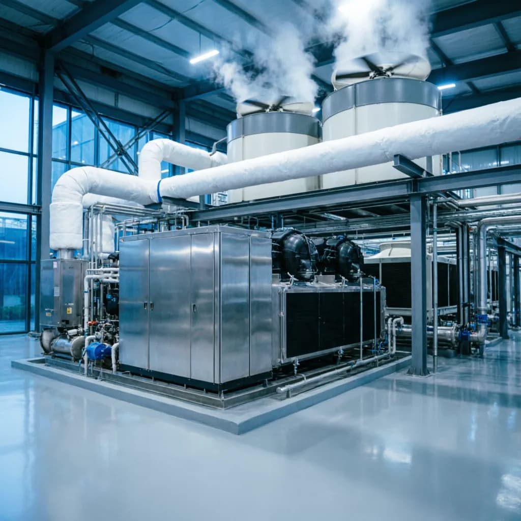 Planta ficticia de refrigeración industrial